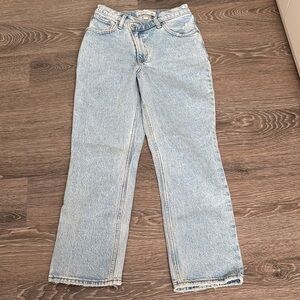 Abercrombie & Fitch Light Wash Straight Leg Jeans